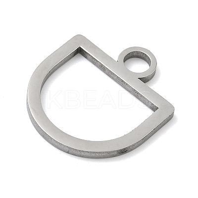 304 Stainless Steel Pendants STAS-P433-13B-P-1
