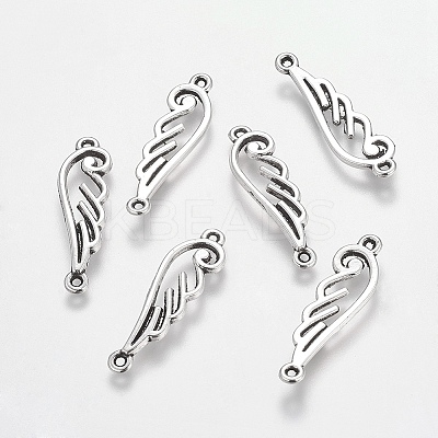 Wing Tibetan Style Alloy Links connectors LS-TIBE-5381-AS-LF-1