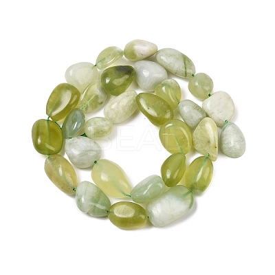 Natural Xiuyan Jade Beads Strands G-A284-A04-01-1