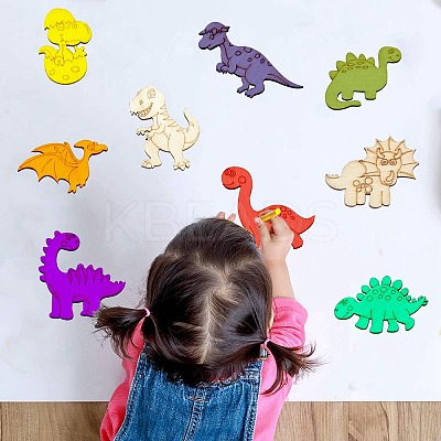Unfinished Wooden Dinosaur Cutouts WOOD-CJC0010-01-1