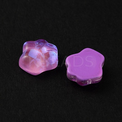 Paw Print Resin Cabochons MRMJ-WH0012-35D-1