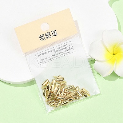 SHEGRACE Brass Slide On End Clasp Tubes XGRQ1R818-355G-1