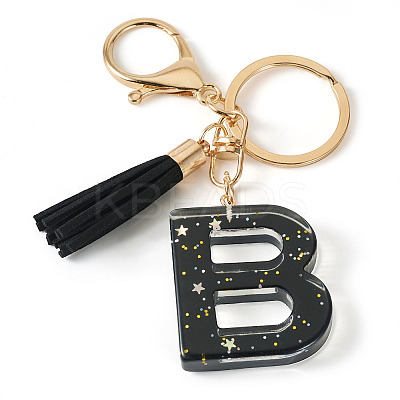1Pc Resin Letter Keychains KEYC-TADJ0001-09B-1