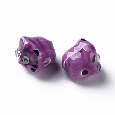 Handmade Porcelain Beads PORC-T007-20D-1