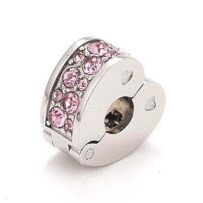 304 Stainless Steel European Clasps STAS-C047-03P-1