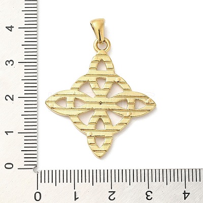 304 Stainless Steel Pendants STAS-D015-02B-G-1