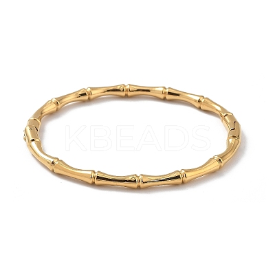 Ion Plating(IP) 304 Stainless Steel Hinged Bangles for Women BJEW-Z078-04G-1
