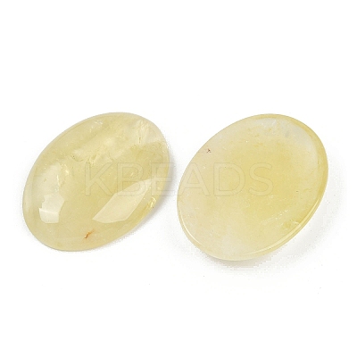 Natural Lemon Quartz Cabochons G-I387-02A-1