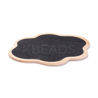 Cloud Wooden Mini Chalkboard Signs AJEW-M035-06-1