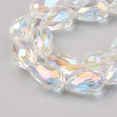 Transparent Glass Beads Strands EGLA-S194-09-A01-1