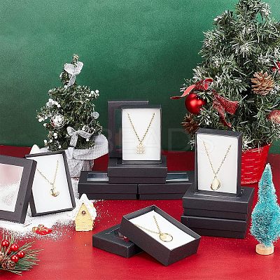 Rectangle Valentines Day Presents Packages Cardboard Jewelry Set Boxes LS-CBOX-NB0001-04-1