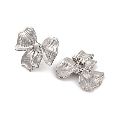 Non-Tarnish 304 Stainless Steel Stud Earrings for Women LS-EJEW-Z057-03P-1