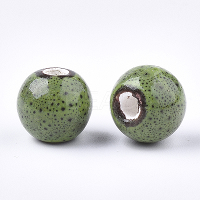Handmade Porcelain Beads PORC-Q262-01D-1