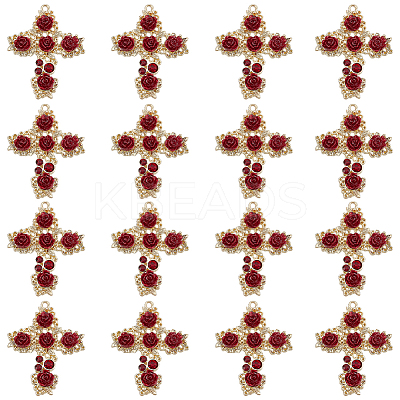 16Pcs Rack Plating Alloy Pendants FIND-DC0001-99-1