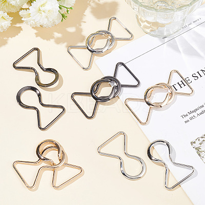 12Pcs 3 Colors Alloy Belt Buckles FIND-OC0002-91B-1