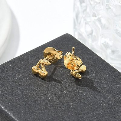 304 Stainless Steel Stud Earrings for Women STAS-Z117-14G-01-1