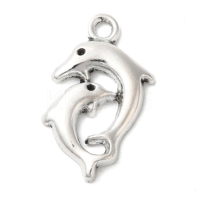 Alloy Dolphin Pendants LS-TIBEP-R336-079AS-FF-1