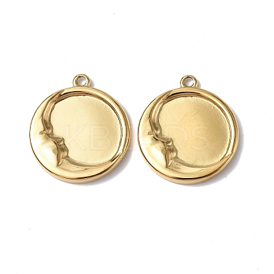 Ion Plating(IP) 304 Stainless Steel Pendants LS-STAS-C066-09G-1