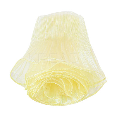 5 Yards Polyester Ruffled Ribbon OCOR-TA0004-06B-1