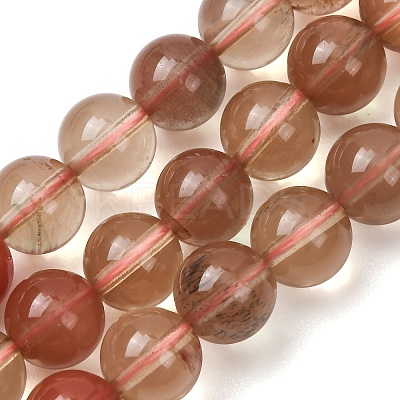 Natural Andesine Feldspar Beads Strands GG-CBA0251-A01-9mm-1