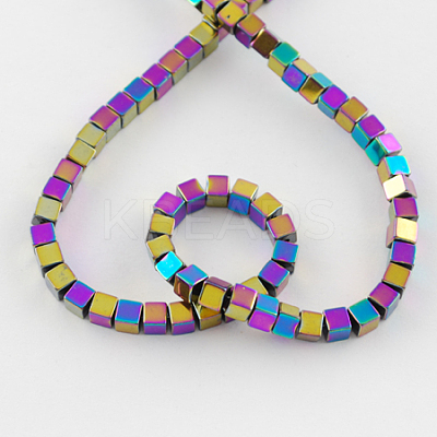 Non-magnetic Synthetic Hematite Beads Strands G-Q876-3mm-1-1