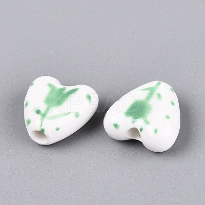Handmade Porcelain Beads PORC-Q005-10B-1