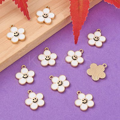Alloy Enamel Pendants ENAM-YW0002-25A-1