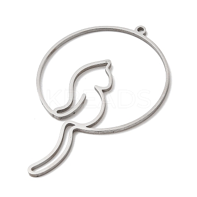 304 Stainless Steel Pendants STAS-H247-04P-1