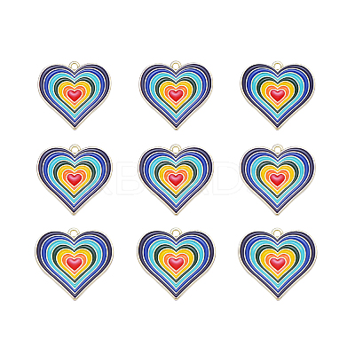 20Pcs Alloy Enamel Pendants ENAM-CJ0001-64-1