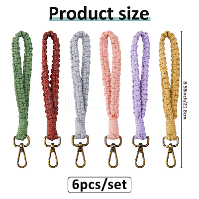 6Pcs Cotton Pendant Decoration HJEW-FH00171-1