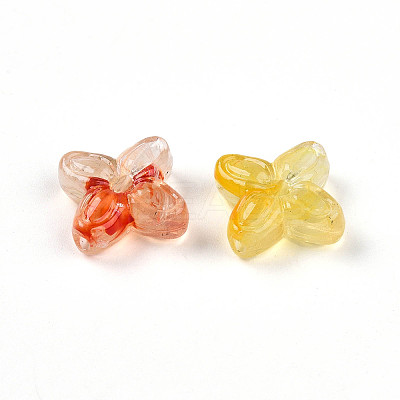 Transparent Acrylic Beads TACR-T028-35H-1