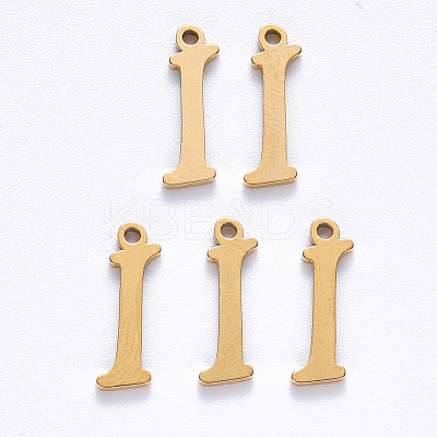 PVD Vacuum Plating 201 Stainless Steel Charms STAS-R105-I-G-1