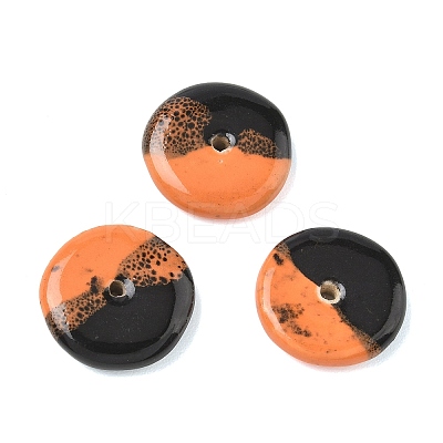 Vintage Handmade Two Tone Porcelain Beads PORC-NH0002-01D-1