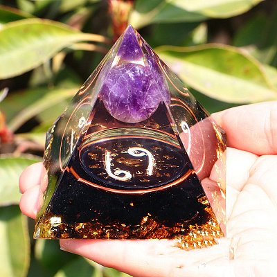 Orgonite Pyramid Resin Energy Generators PW-WG63740-04-1