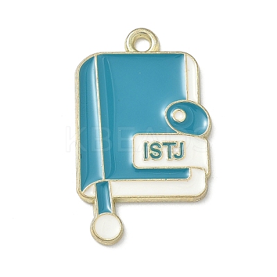 MBTI Theme Alloy Enamel Pendants LS-ENAM-I083-01G-05-1