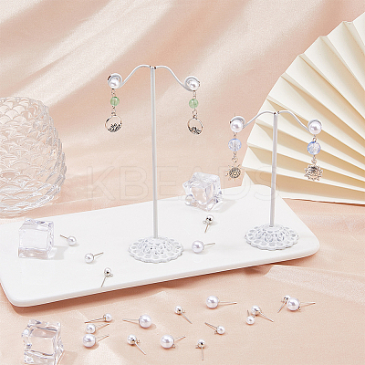 84Pcs 3 Size 304 Stainless Steel Stud Earring Findings STAS-FH0002-20P-1