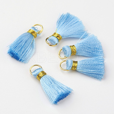 Nylon Tassel Pendant Decoration AJEW-F022-11-1