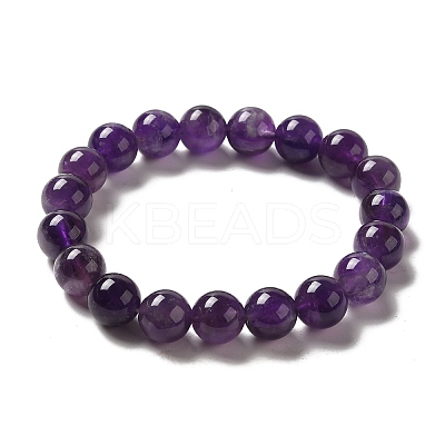 Natural Amethyst Stretch Bracelets X-B073-2-1