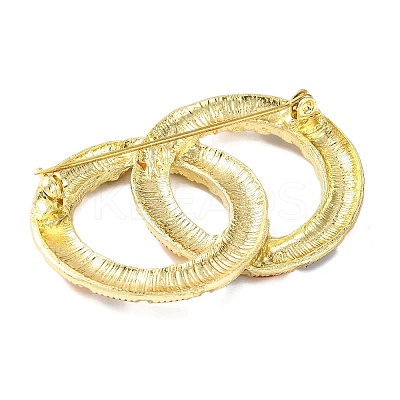 Golden Plated Alloy Brooches LS-JEWB-L017-05G-1