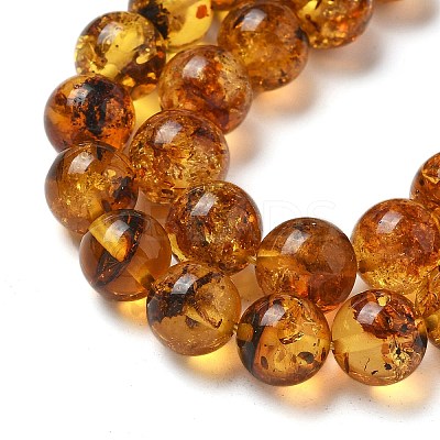 Natural Amber Beads Strands G-K387-D02-02-1