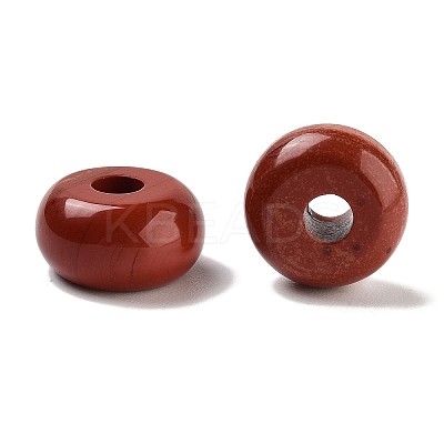 Natural Red Jasper European Beads G-C134-04H-1