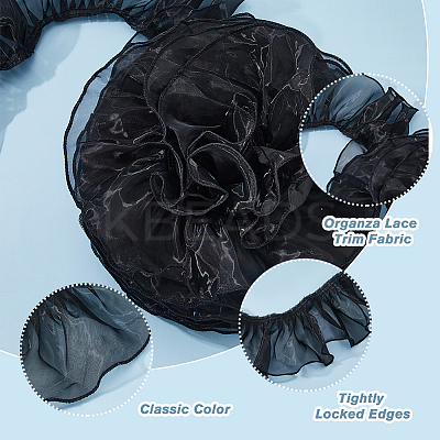 6M Organza Lace Trim Fabric SENE-HY0001-01B-1