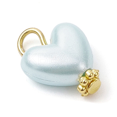 Imitation Shell & Pearl Acrylic Pendants PALLOY-JF04518-02-1