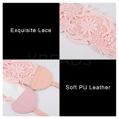 Imitation Leather Wide Chain Belt AJEW-WH20022-83C-1