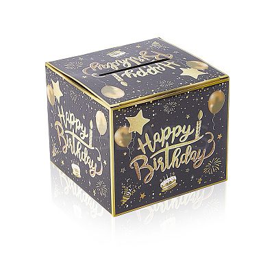 Happy Birthday Day Money Box for Cash Gift Pull DIY-WH200050-32C-1