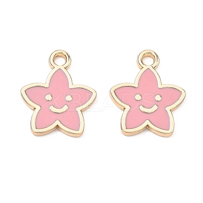 Alloy Enamel Pendants ENAM-G235-12G-04-1