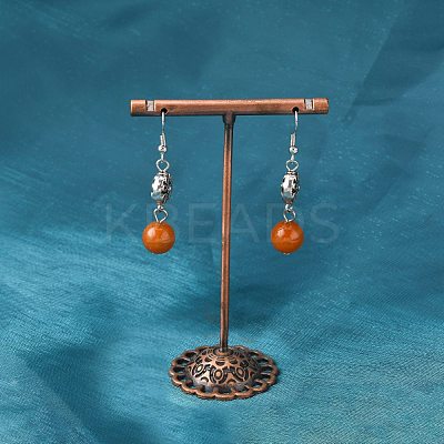 Fashion Tibetan Style Earrings EJEW-JE00405-1