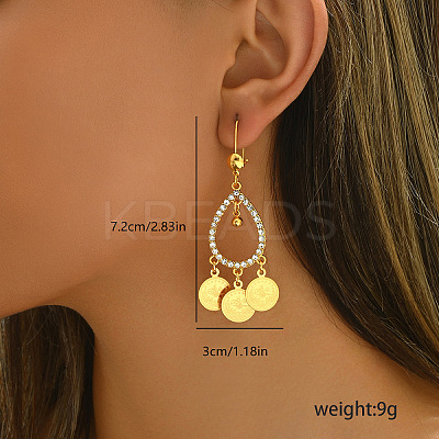 Elegant Middle Eastern Style Zinc Alloy Chandelier Earrings RG4229-3-1