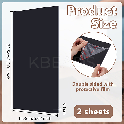 2 Sheets HDPE Plastic Sheets DIY-OC0014-44A-01-1