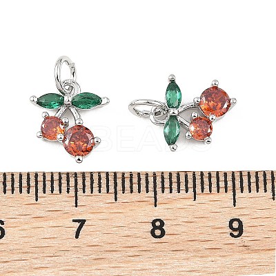 SHEGRACE Brass & Cubic Zirconia Charms XGRQ1R061-360P-1